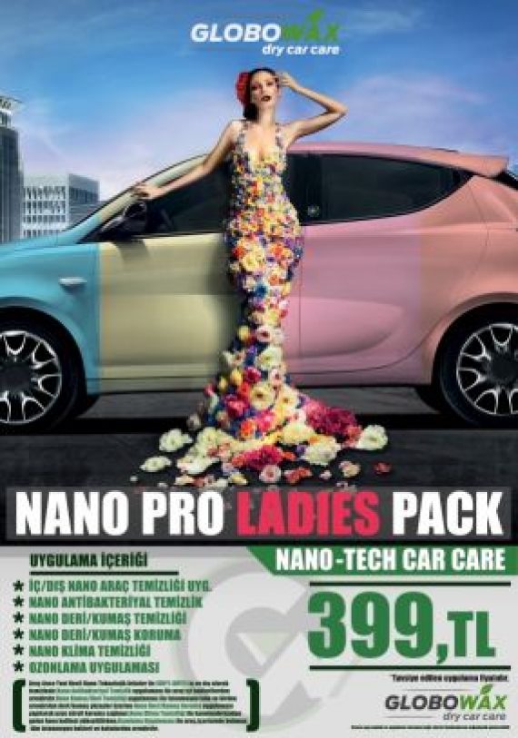 OPT 6 globowax susuz oto yikama nano pro ladies pack 1