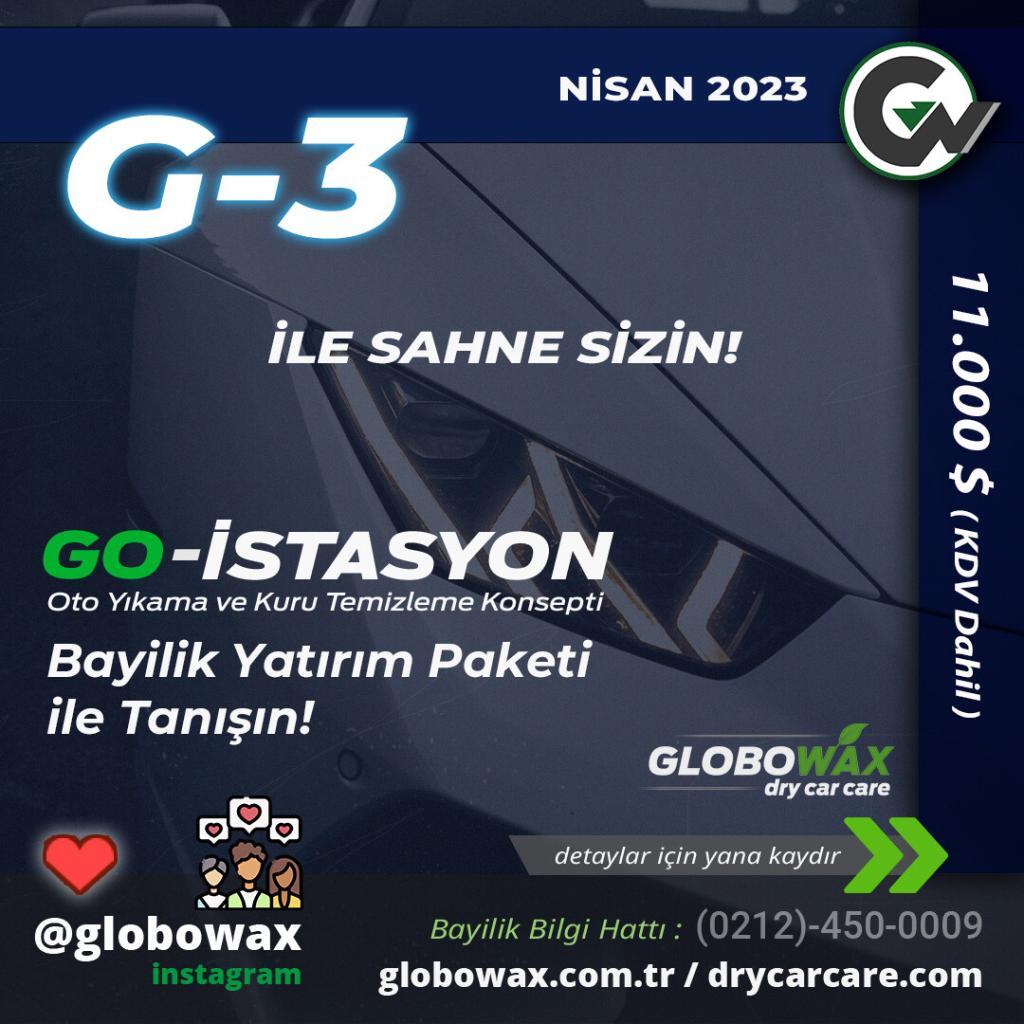 002 G 3 SOSYAL MEDYA PAKET GIRIS GLOBOWAX DRY CAR CARE 11000 Araç ne ile yıkanır 3